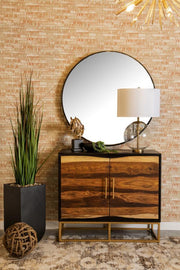 Zara - 2-Door Wood Accent Storage Cabinet - JaxCo Furniture