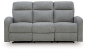 Gauntlet - Sterling - Reclining Sofa - JaxCo Furniture