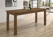 Coleman - Counter Height Dining Table - Golden Brown - JaxCo Furniture