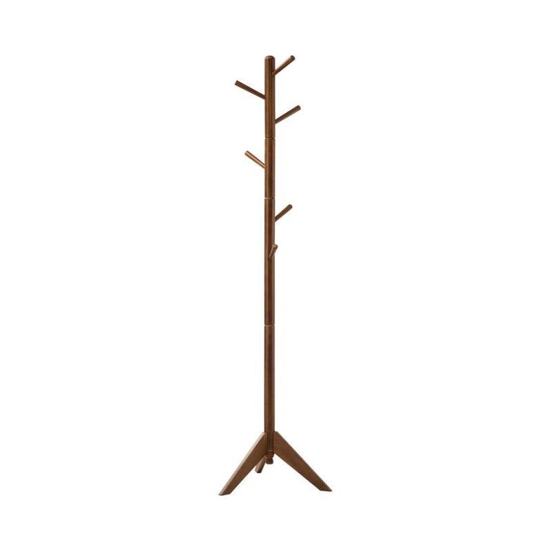 Devlin - 6 Hook Freestanding Wood Coat Rack Hat Hanger - JaxCo Furniture