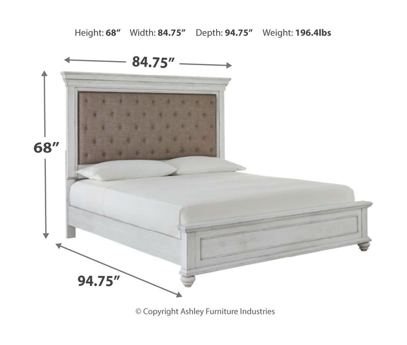 Kanwyn - Upholstered Panel Bed - JaxCo Furniture