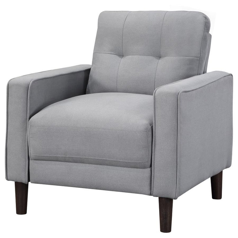 Bowen - Upholstered Track Arm Tufted Accent Chair - JaxCo Furniture