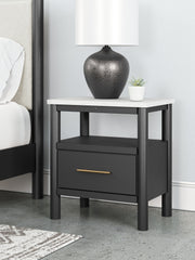 Cadmori - One Drawer Night Stand - JaxCo Furniture