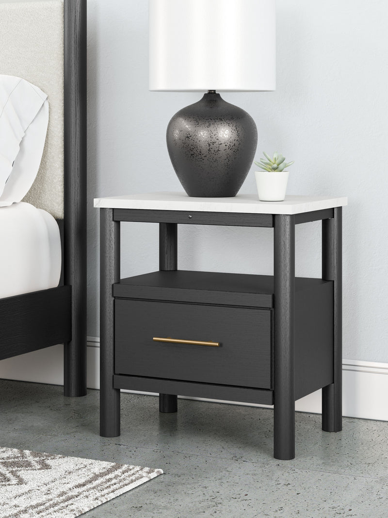 Cadmori - One Drawer Night Stand - JaxCo Furniture