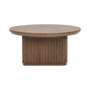 Vander - Solid Wood Round Coffee Table - JaxCo Furniture
