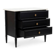 Eleanor - Nightstand - Black - JaxCo Furniture