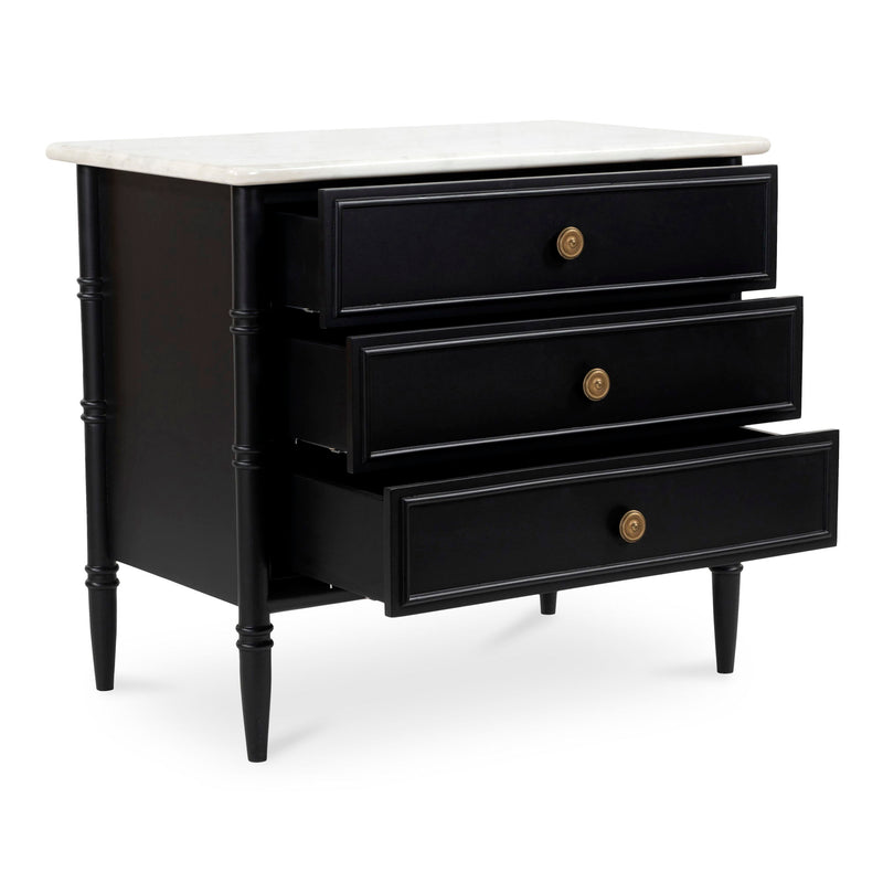 Eleanor - Nightstand - Black - JaxCo Furniture