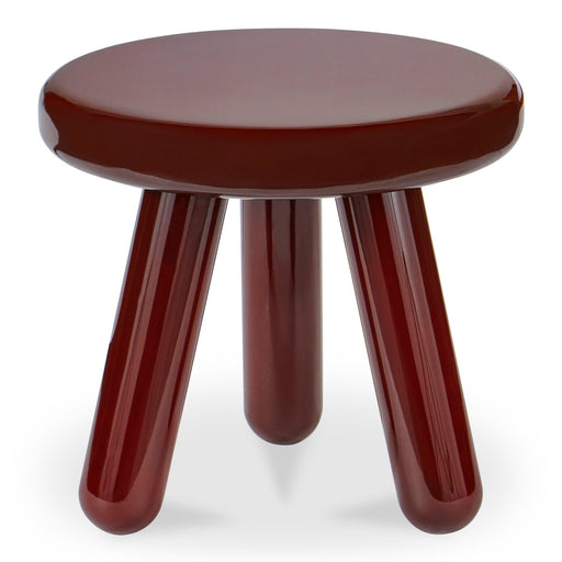 Joy - Accent Table - Dark Red - JaxCo Furniture