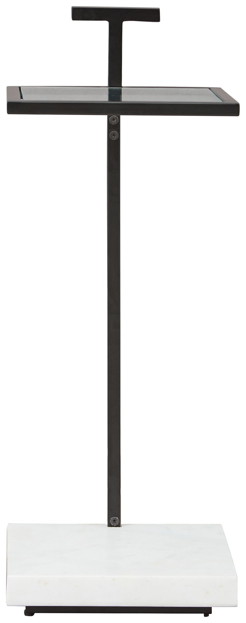 Mannill - Black / White - Accent Table - JaxCo Furniture