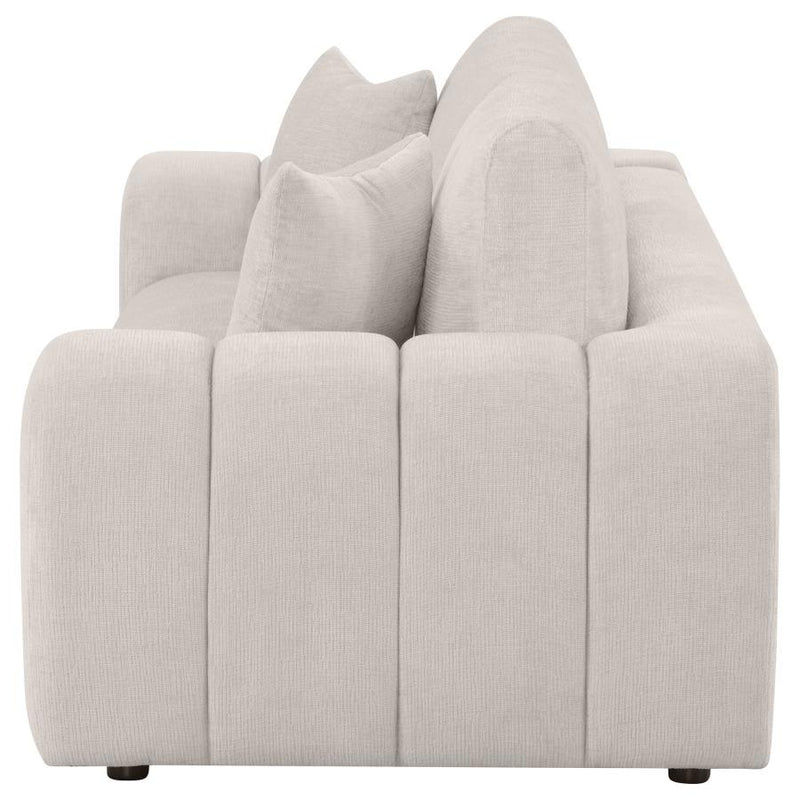 Burnett - Chenille Upholstered Wide Arm Sofa - JaxCo Furniture