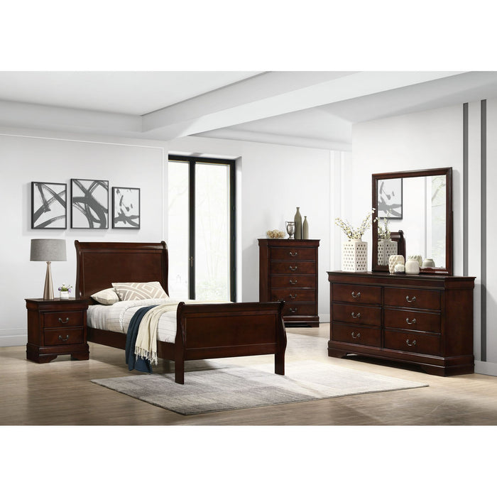 Louis Philippe - 2-Drawer Nightstand - JaxCo Furniture