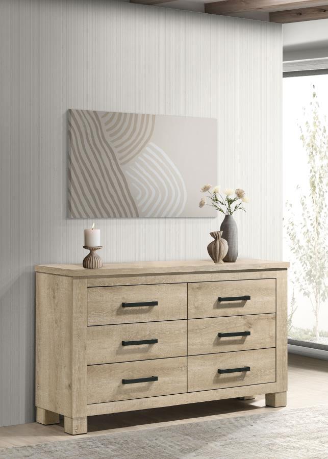 Oakglen - 6-Drawer Bedroom Dresser - JaxCo Furniture