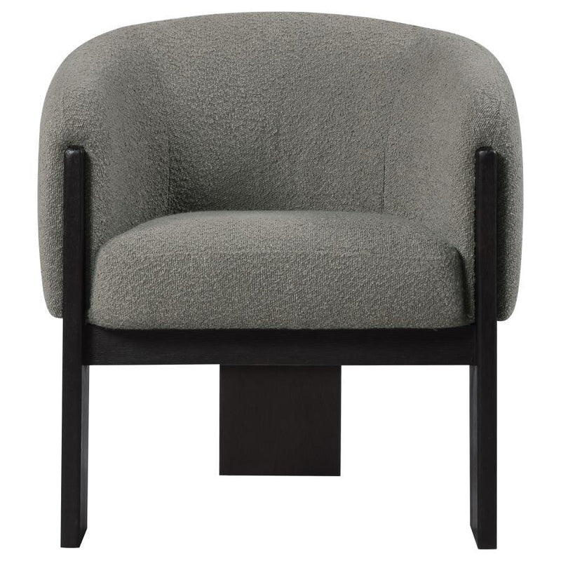 Valdez - Boucle Upholstered Barrel Back Accent Chair - JaxCo Furniture