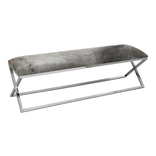 Rossi - Bench - Gray - JaxCo Furniture