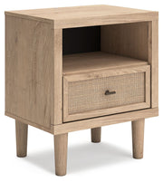 Cielden - Two-Tone - One Drawer Night Stand - JaxCo Furniture