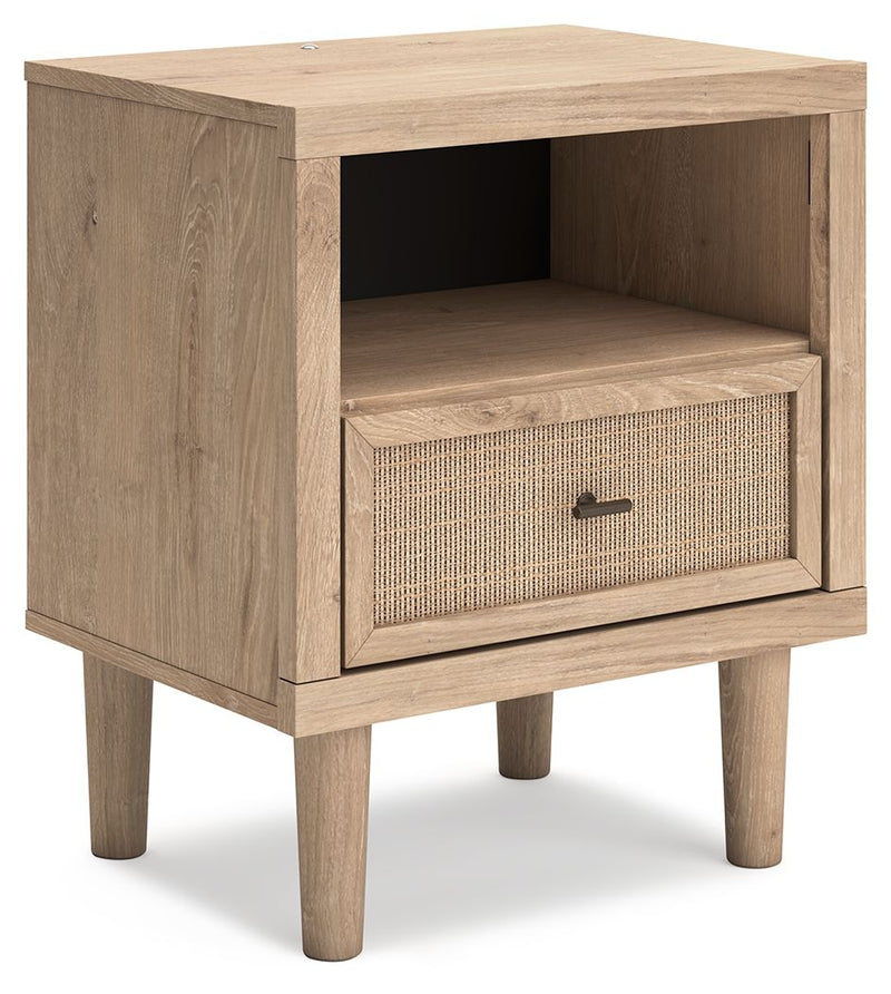 Cielden - Two-Tone - One Drawer Night Stand - JaxCo Furniture