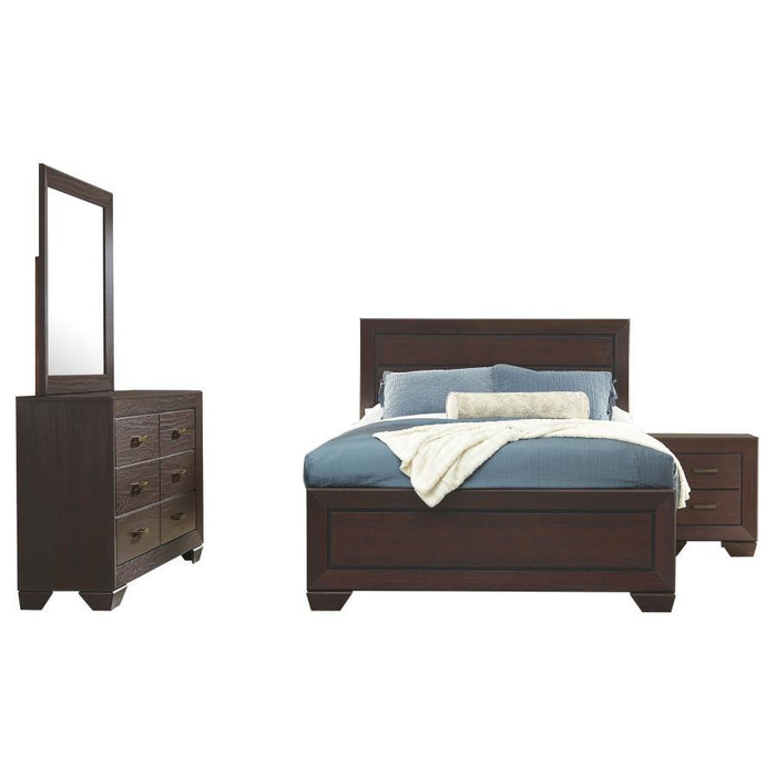 Kauffman - Transitional Panel Bed Bedroom Set - JaxCo Furniture