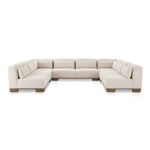 June - U Shaped Modular Sectional - Oatmeal - JaxCo Furniture