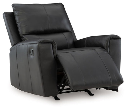 Glossmore - Rocker Recliner - Black - JaxCo Furniture