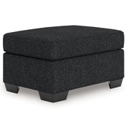 Jasmine Peaks - Ottoman - Coal - JaxCo Furniture