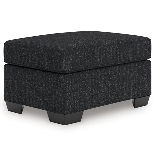 Jasmine Peaks - Ottoman - Coal - JaxCo Furniture
