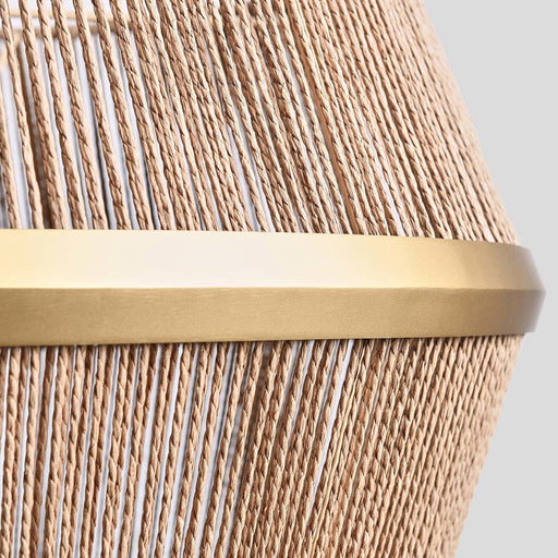 Wendy - Chandelier - Natural/Gold - JaxCo Furniture