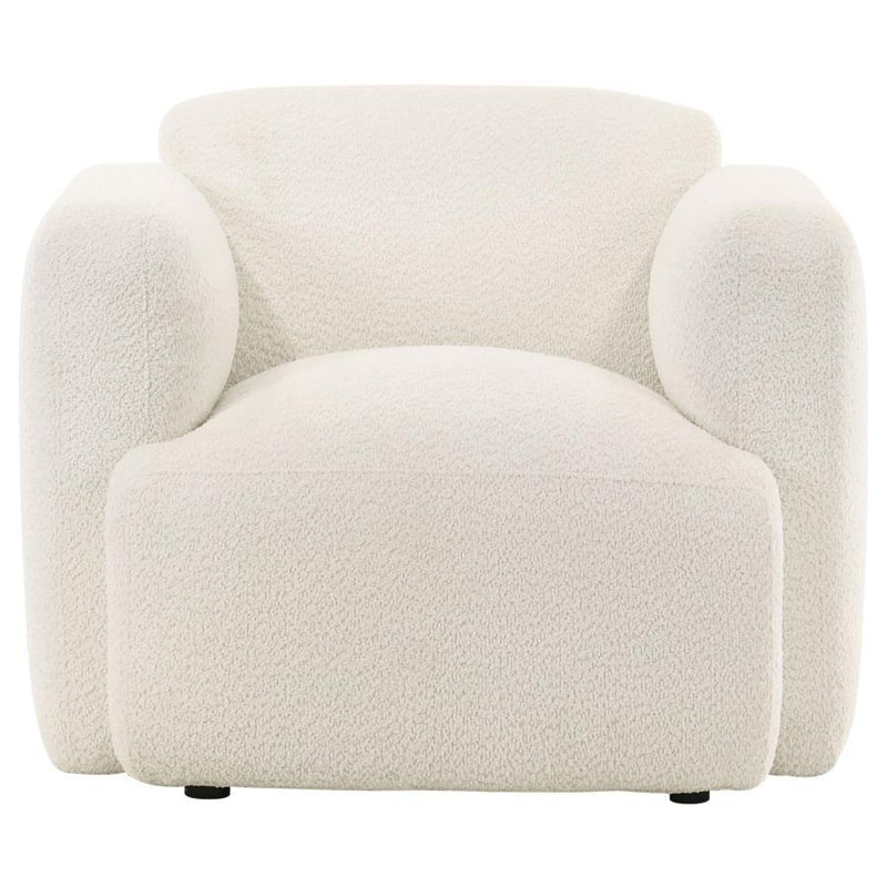 Dorset - Fabric Upholstered Round Track Arm Accent Chair - JaxCo Furniture