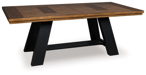 Greddinton - Brown / Black - Dining Extension Table - JaxCo Furniture
