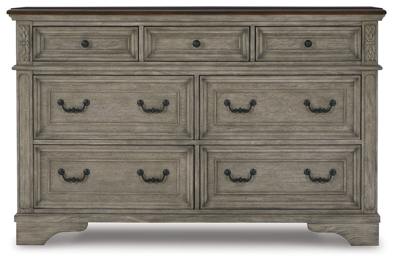 Lodenbay - Antique Gray - Dresser - JaxCo Furniture