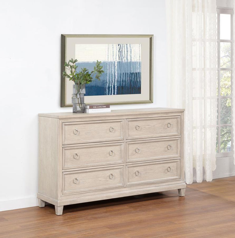 Pembroke - 6-Drawer Bedroom Dresser Cabinet - JaxCo Furniture