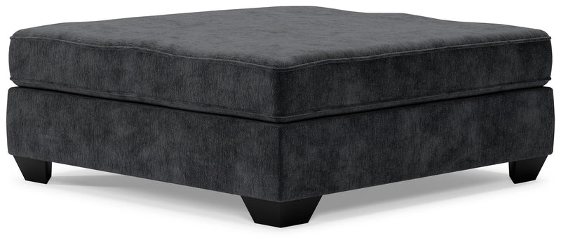 Lavernett - Charcoal - Oversized Accent Ottoman - JaxCo Furniture