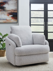 Alainmont Next-Gen Nuvella - Swivel Power Recliner - JaxCo Furniture