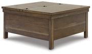 Moriville - Grayish Brown - Lift Top Cocktail Table - JaxCo Furniture