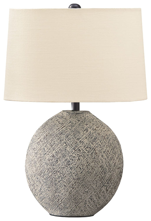 Harif - Beige - Paper Table Lamp - JaxCo Furniture