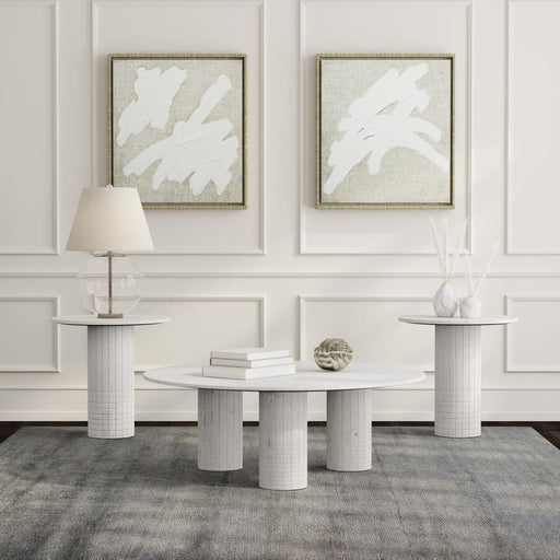 Astoria - Marble Coffee Table Set - JaxCo Furniture