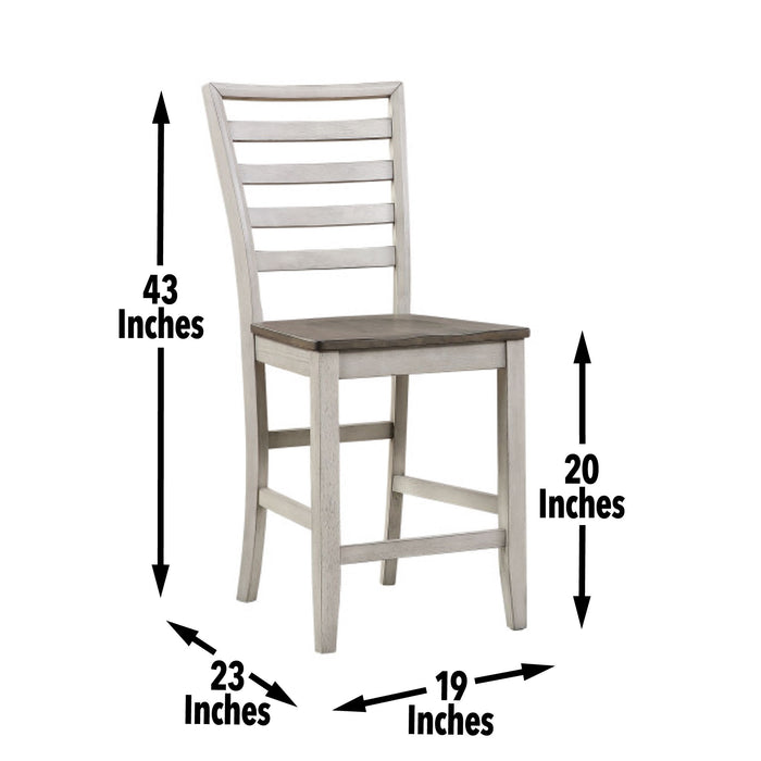 Abacus - Drop Leaf Counter Height Set - JaxCo Furniture