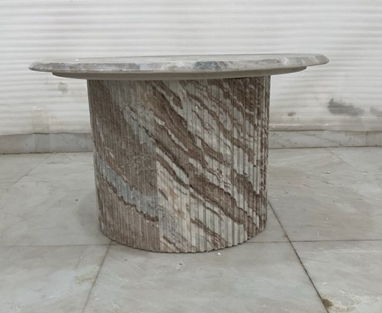 Nordens - Marble Round Table - JaxCo Furniture