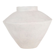 Raja - Large Decorative Vessel - White - JaxCo Furniture