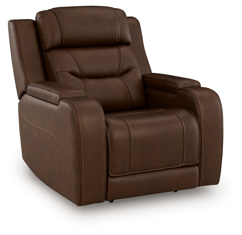Knightington - Power Recliner With Audio Seating - JaxCo Furniture