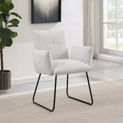 Ackland - Upholstered Dining Side Chair (Set of 2) - Light Gray - JaxCo Furniture