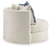Padova - Ivory - Swivel Accent Chair - JaxCo Furniture