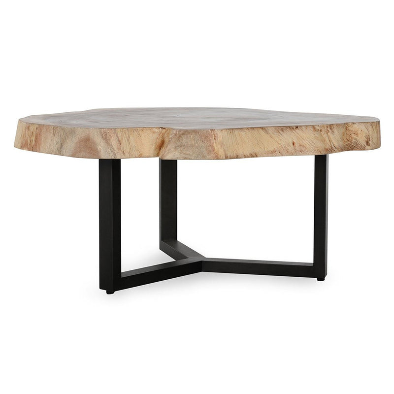 Celine - Live Edge Coffee Table - Natural - JaxCo Furniture