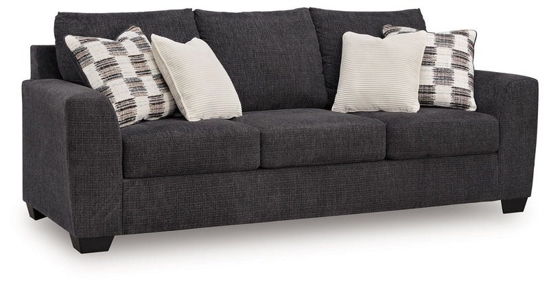 Loreo - Queen Sofa Sleeper - Ebony - JaxCo Furniture