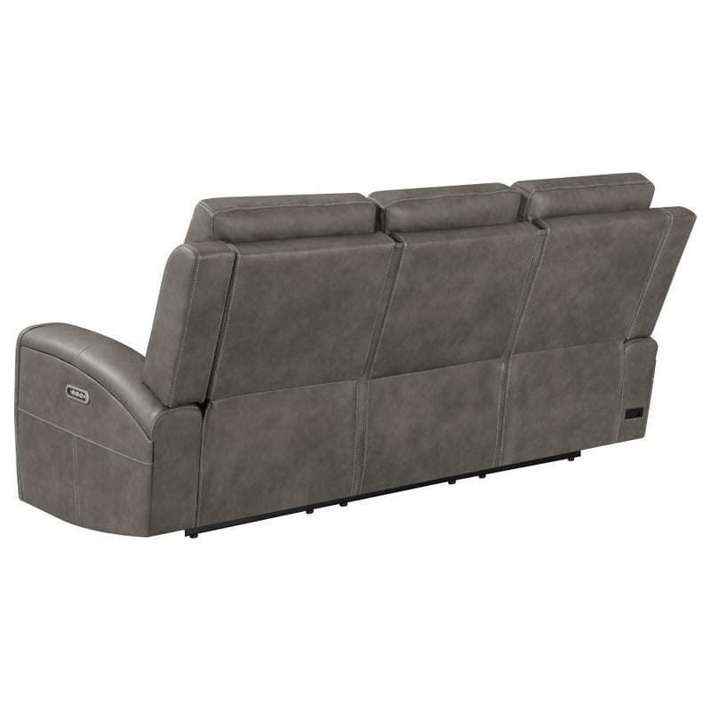 Brickston - Triple Power Reclining Sofa Set - JaxCo Furniture