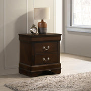 Louis Philippe - Two-drawer Nightstand - JaxCo Furniture
