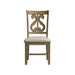 Stone - Wooden Swirl Back Side Chair (Set of 2) - JaxCo Furniture