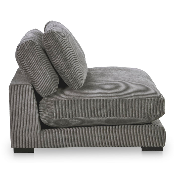 Plunge - Slipper Chair - Charcoal - JaxCo Furniture