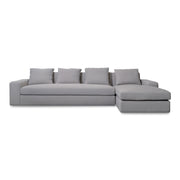 Thomas - Right Sectional - Gray - JaxCo Furniture