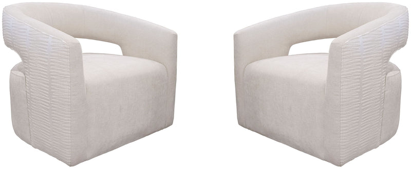 Orbit - Open Back Accent Chair (Set of 2) - JaxCo Furniture