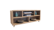 Escape - Open Multi-Purpose Console - Glazed Natural Oak - JaxCo Furniture